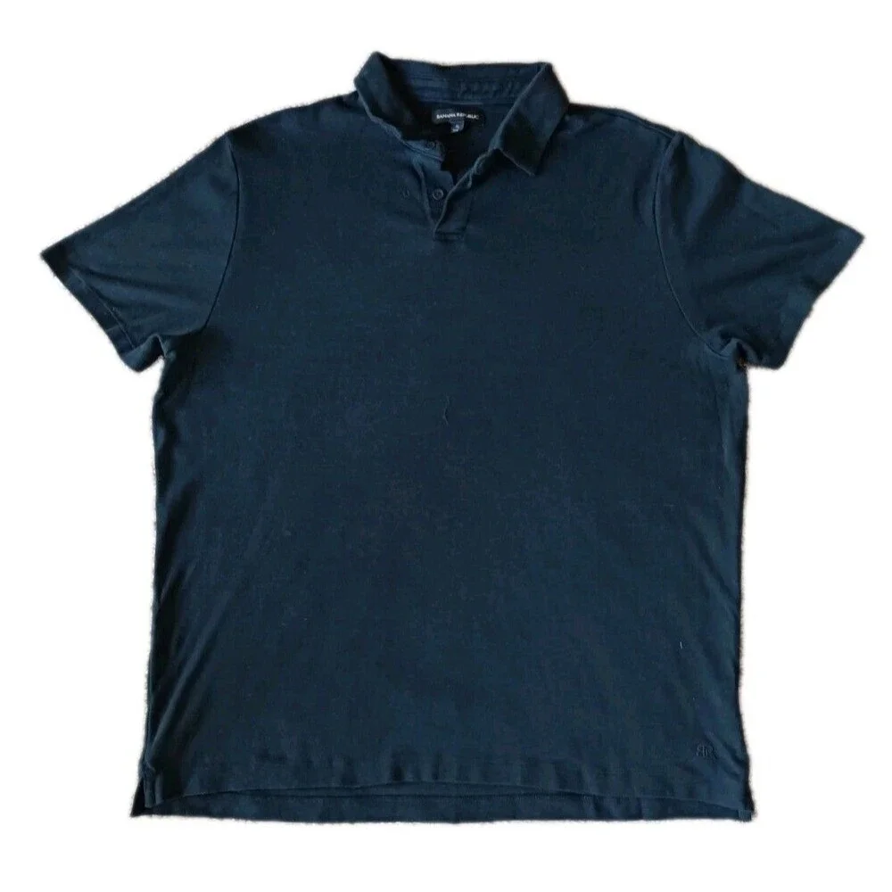 Banana Republic Polo Shirt Men's XL Regular Fit Short Sleeve